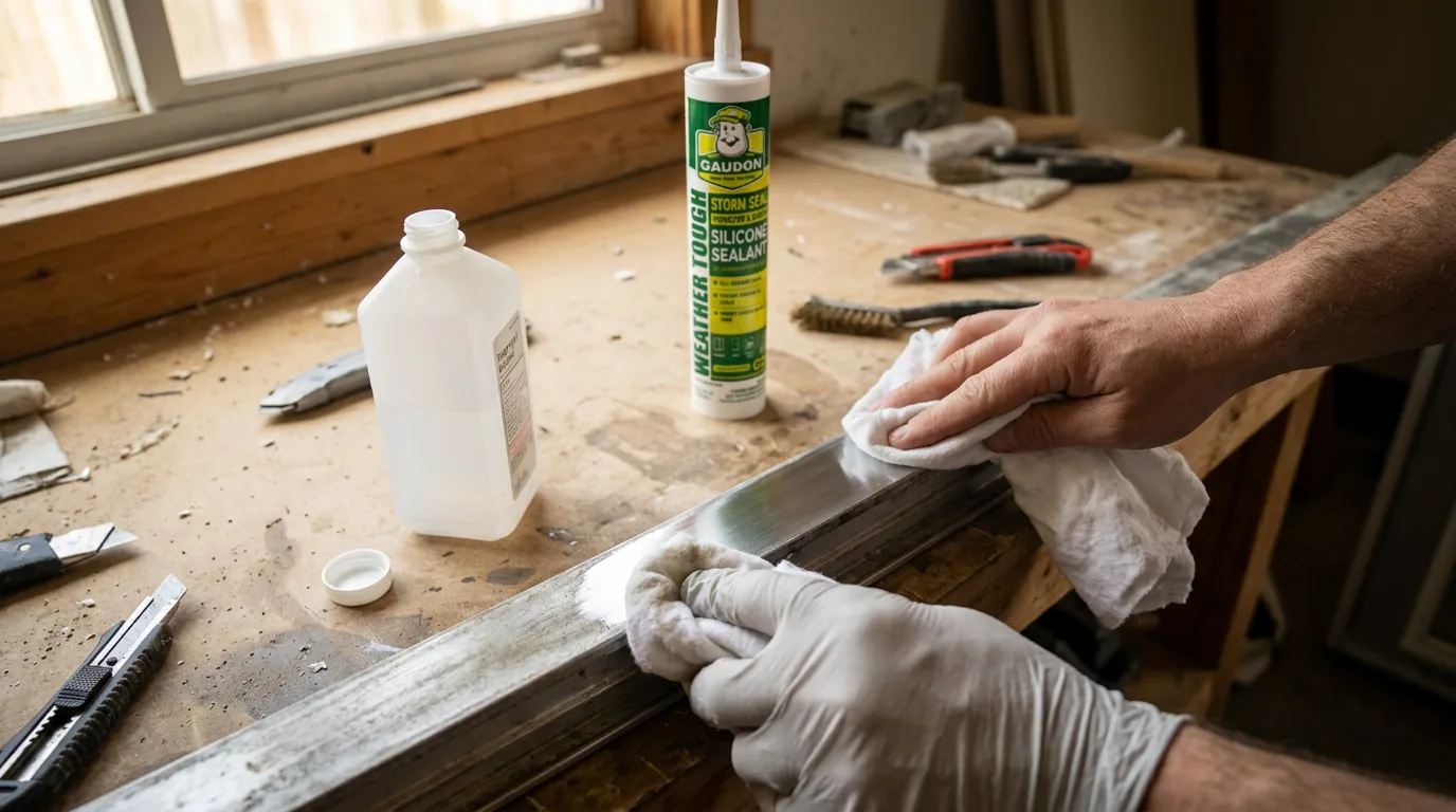 Clean the surface thoroughly