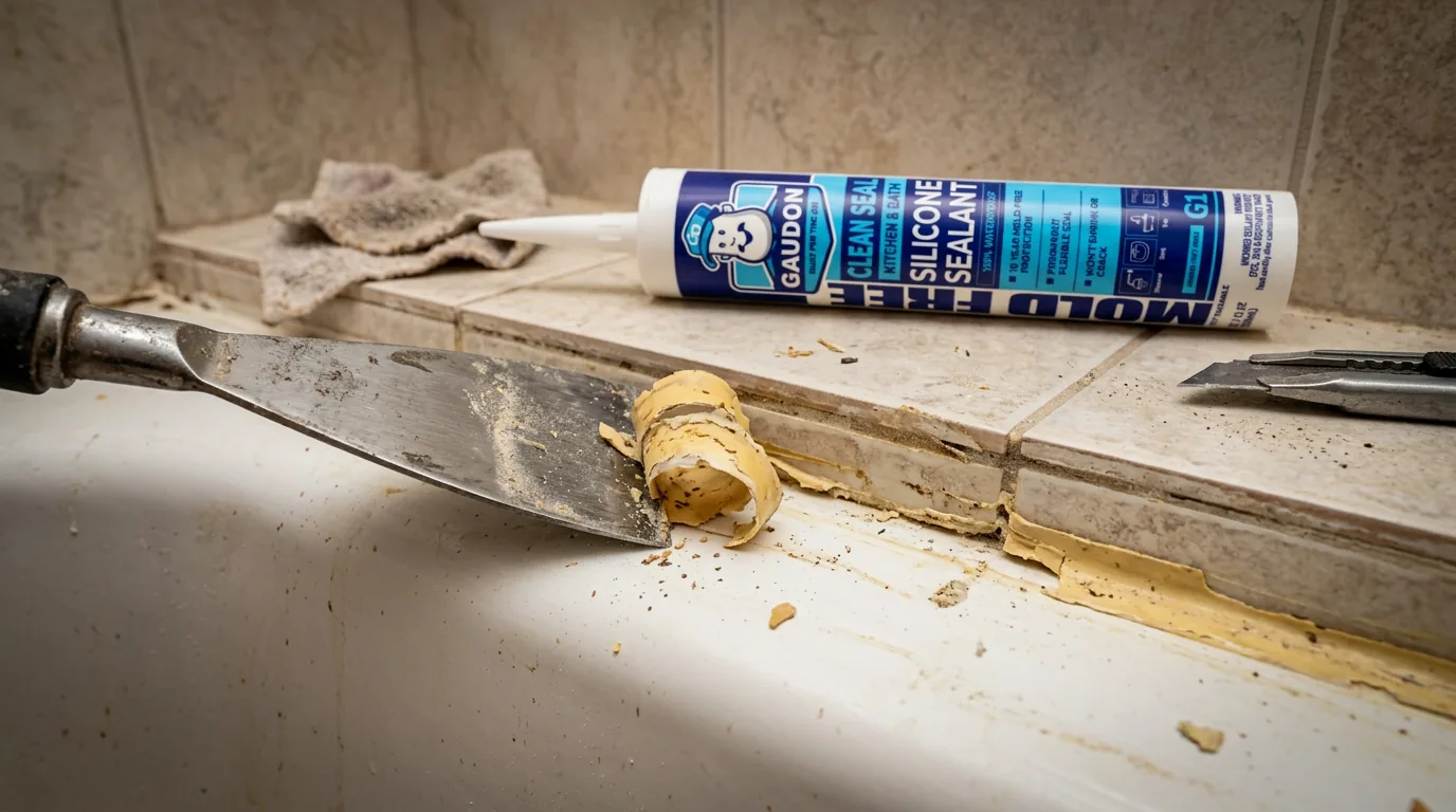 Remove old sealant if needed