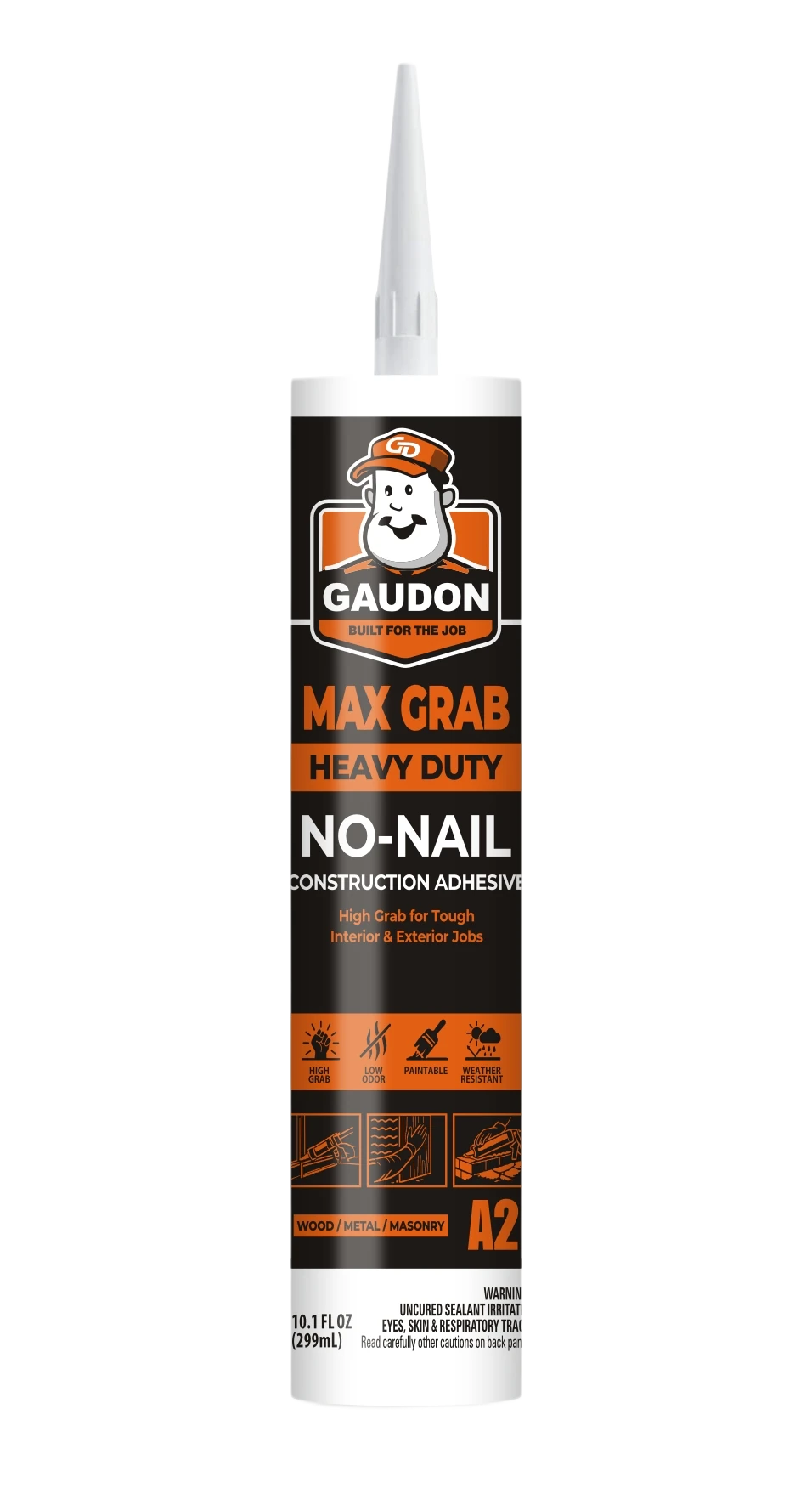 Heavy-Duty No-Nail Construction Adhesive